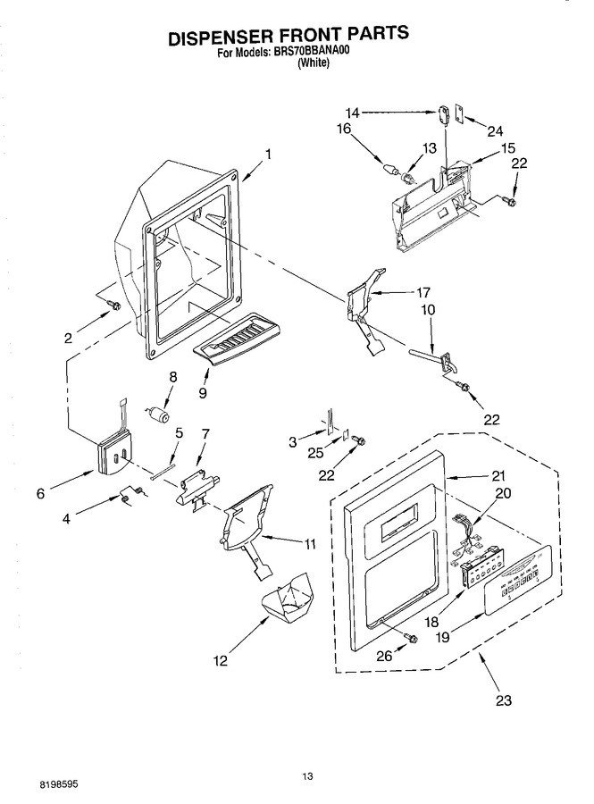 Diagram for BRS70BBANA00