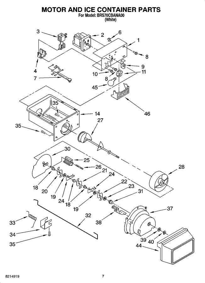 Diagram for BRS70CBANA00