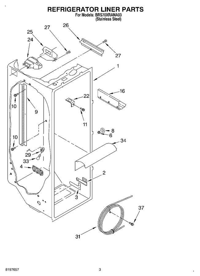 Diagram for BRS70XRANA03