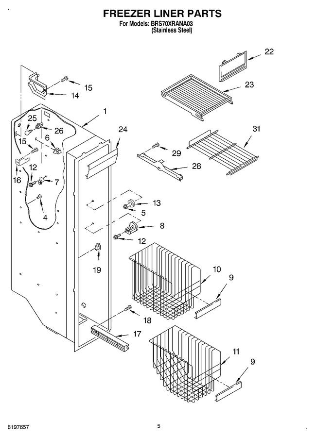 Diagram for BRS70XRANA03