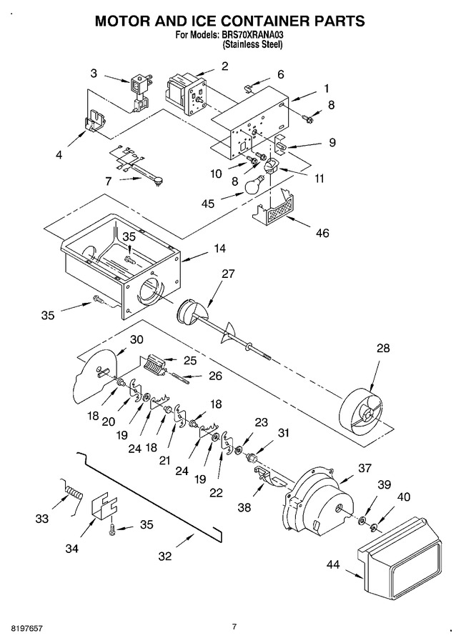 Diagram for BRS70XRANA03