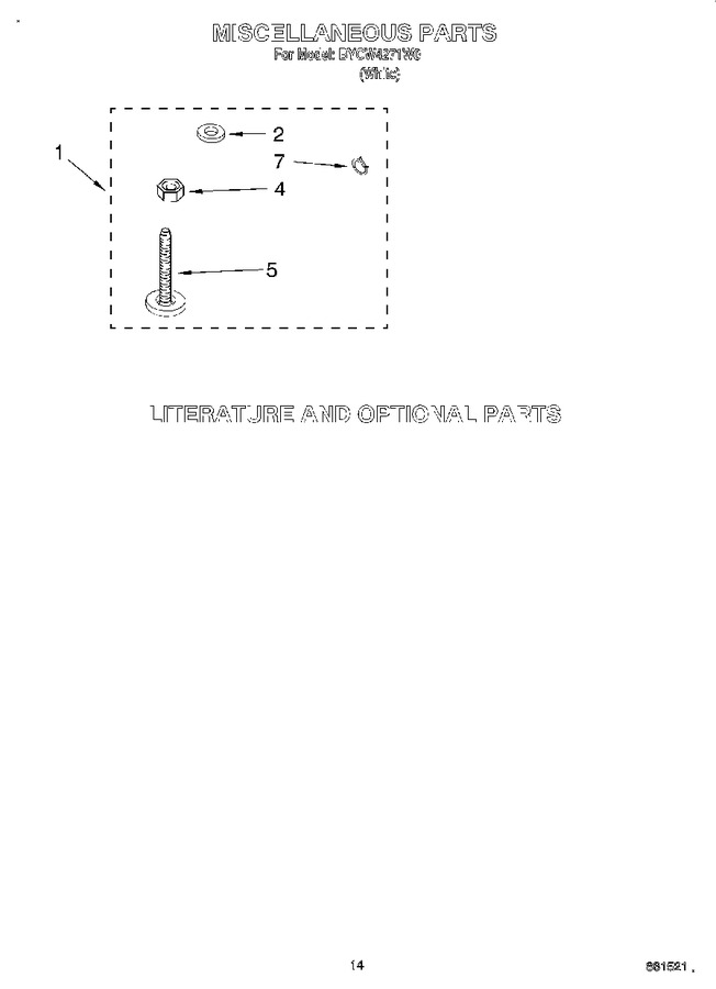 Diagram for BYCW4271W0