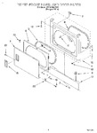Diagram for 02 - Dryer Front Panel And Door