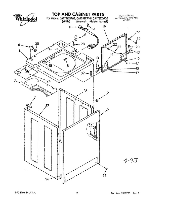 Diagram for CA1752XWW0