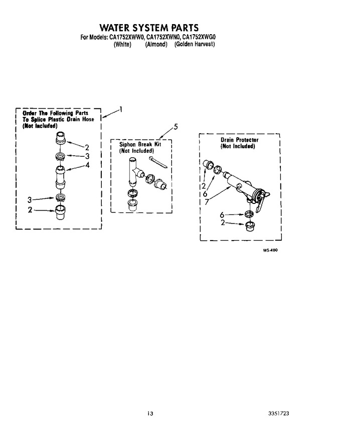 Diagram for CA1752XWW0