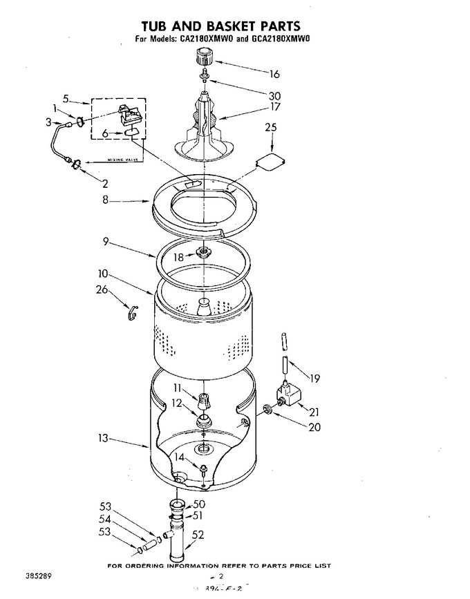 Diagram for CA2180XMW0