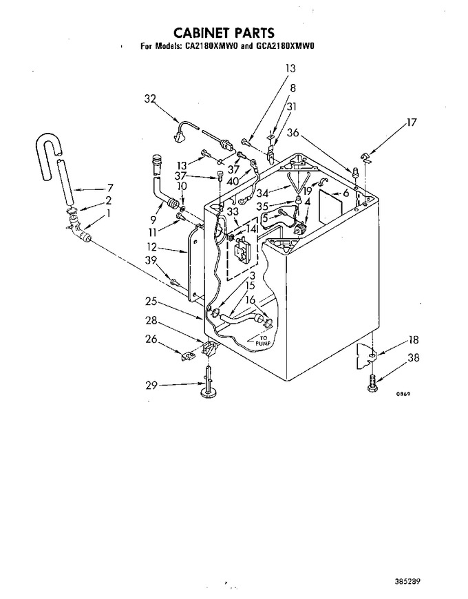 Diagram for CA2180XMW0