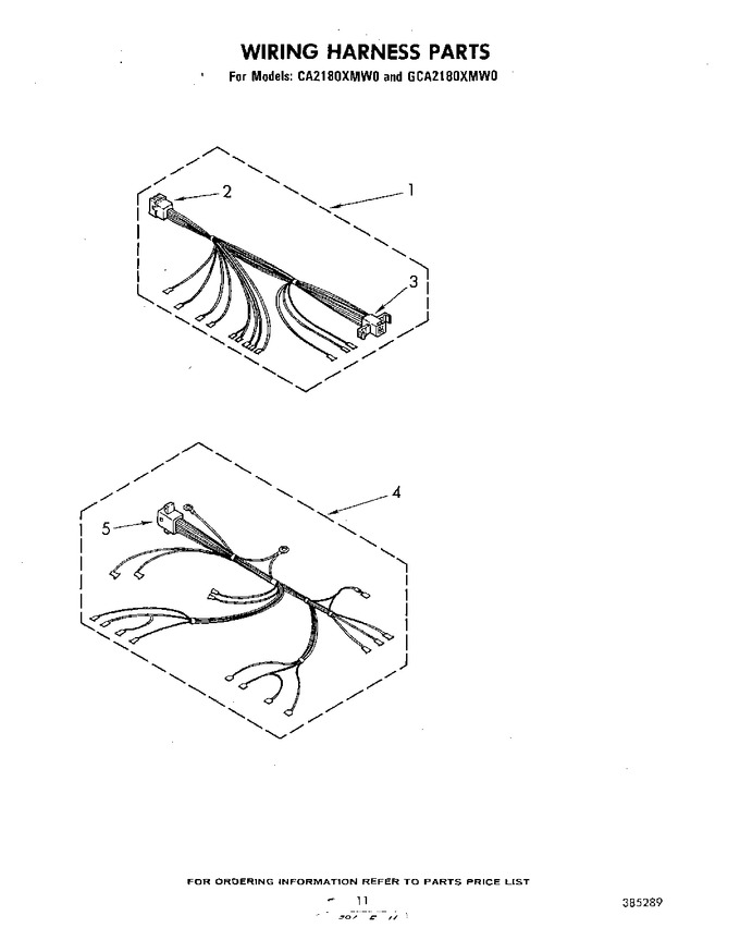Diagram for CA2180XMW0