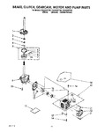 Diagram for 07 - Brake, Clutch, Gearcase, Motor And Pump