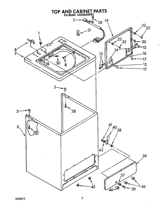 Diagram for CA2452XWN0