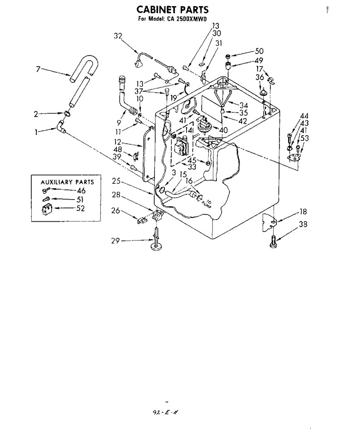 Diagram for CA2500XMW0