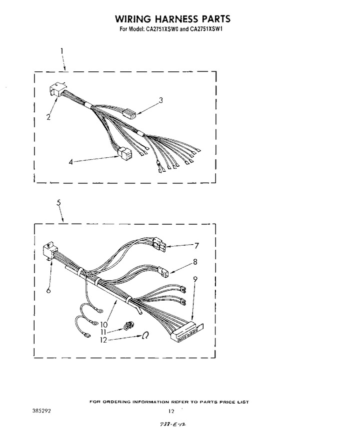 Diagram for CA2751XSW0