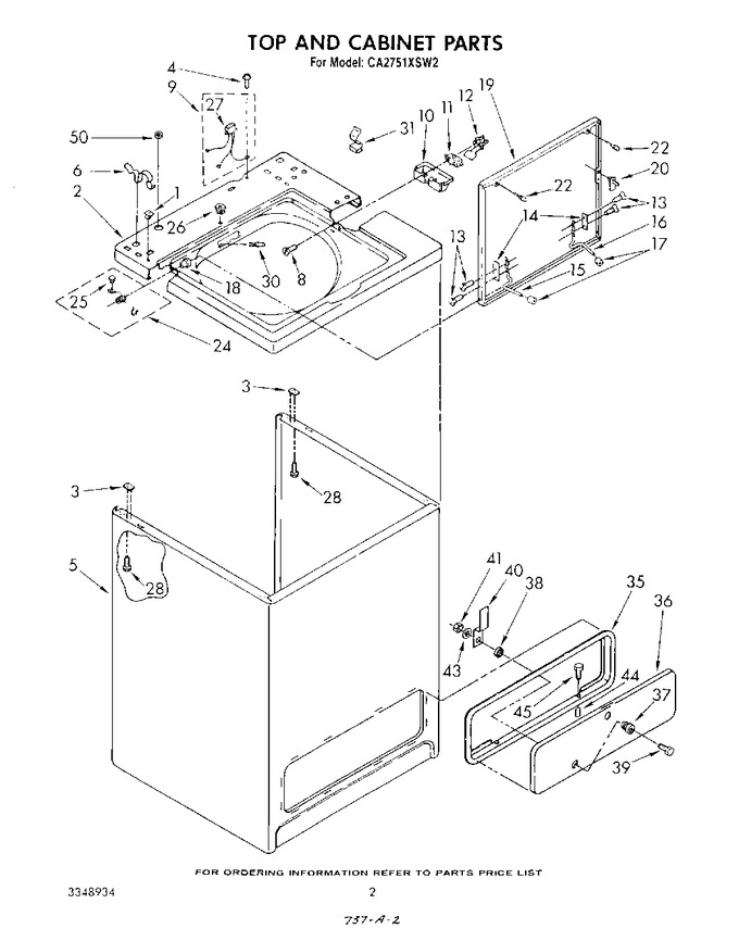 Diagram for CA2751XSW2
