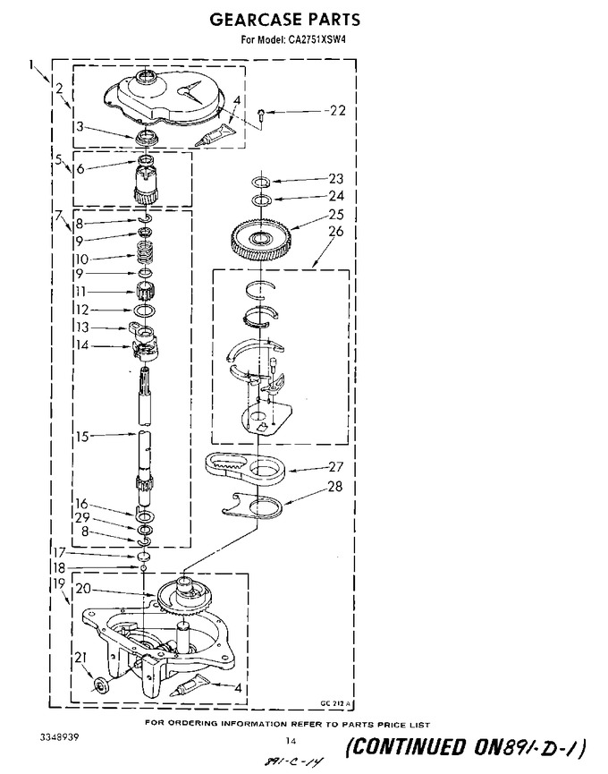 Diagram for CA2751XSW4