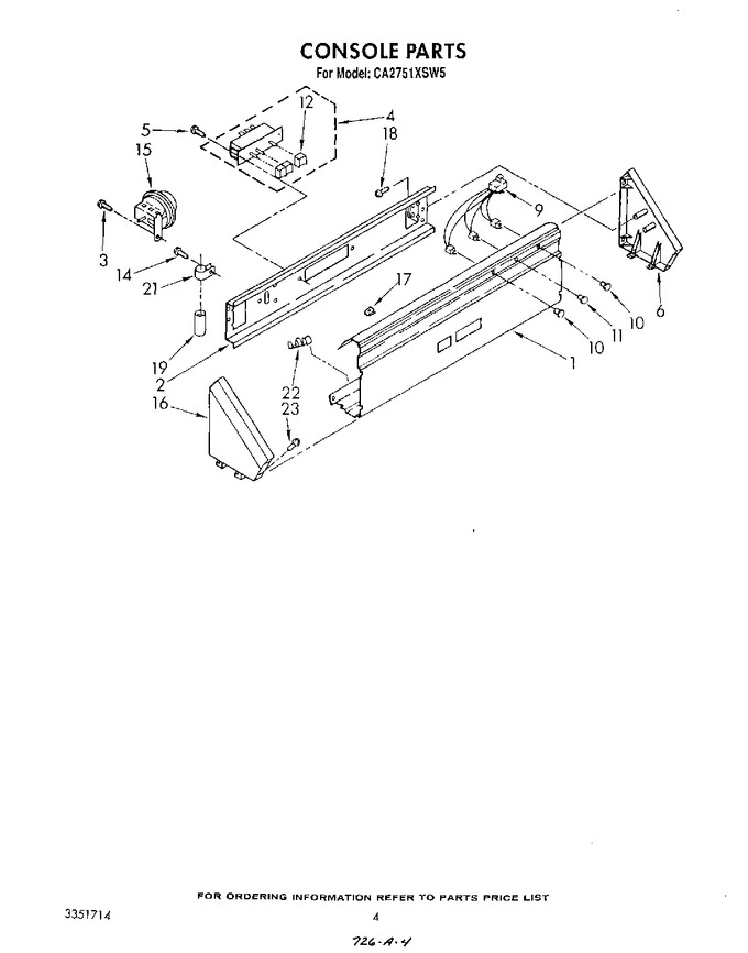 Diagram for CA2751XSW5