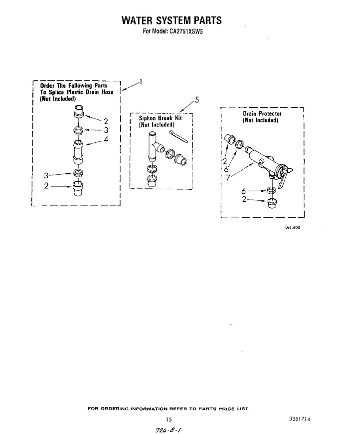 Diagram for CA2751XSW5