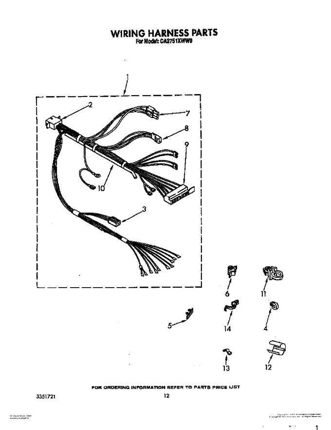 Diagram for CA2751XWW0