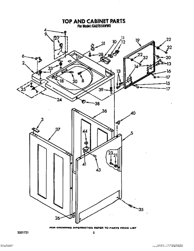 Diagram for CA2751XWG0