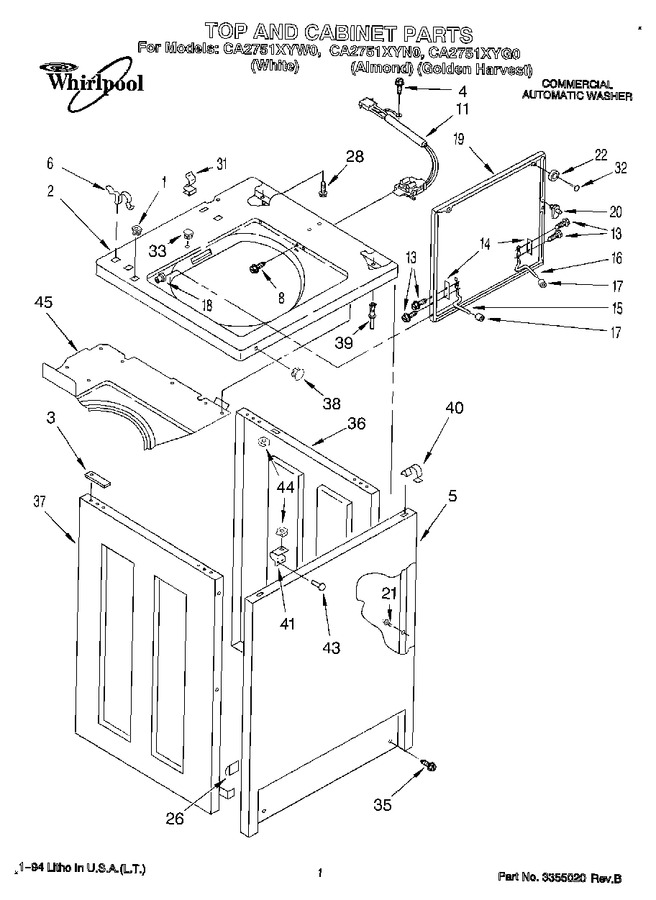 Diagram for CA2751XYG0