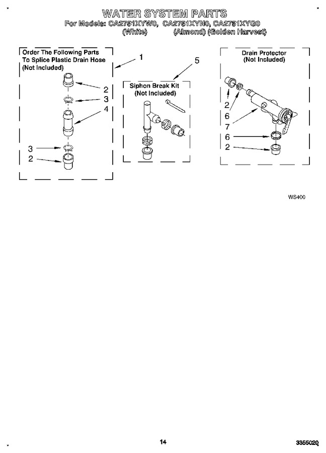 Diagram for CA2751XYW0