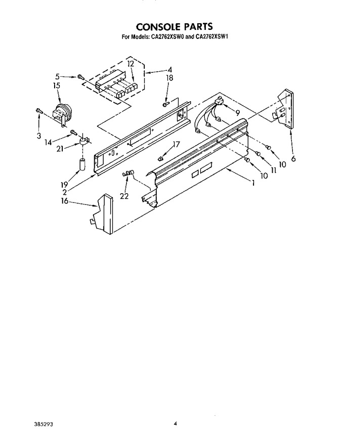 Diagram for CA2762XSW0