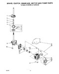 Diagram for 08 - Brake, Clutch, Gearcase, Motor And Pump