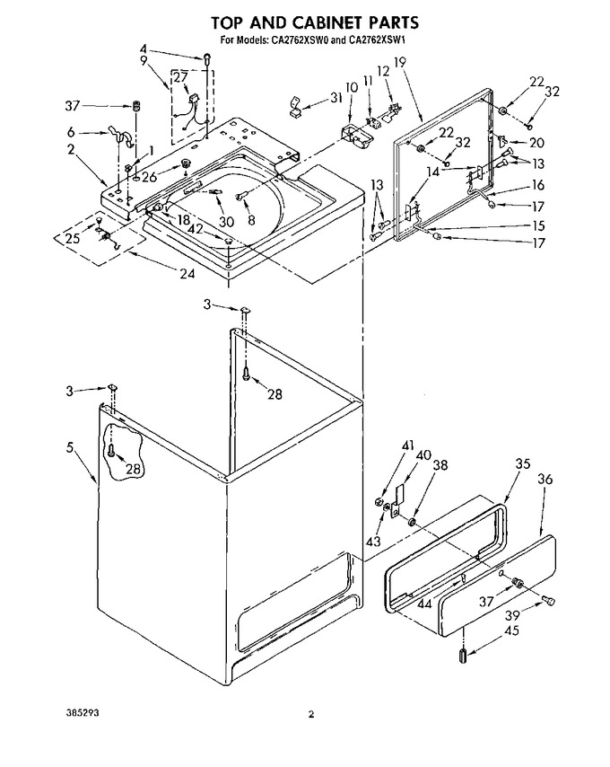 Diagram for CA2762XSW1