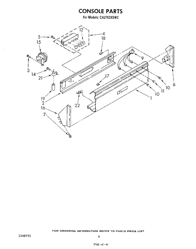 Diagram for CA2762XSW2