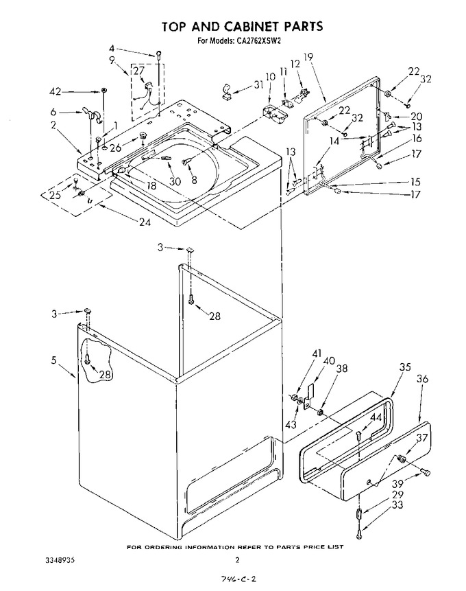 Diagram for CA2762XSW2