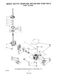 Diagram for 08 - Brake, Clutch, Gearcase, Motor And Pump