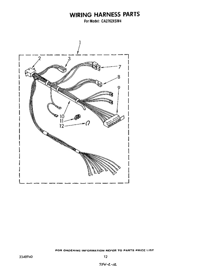 Diagram for CA2762XSW4