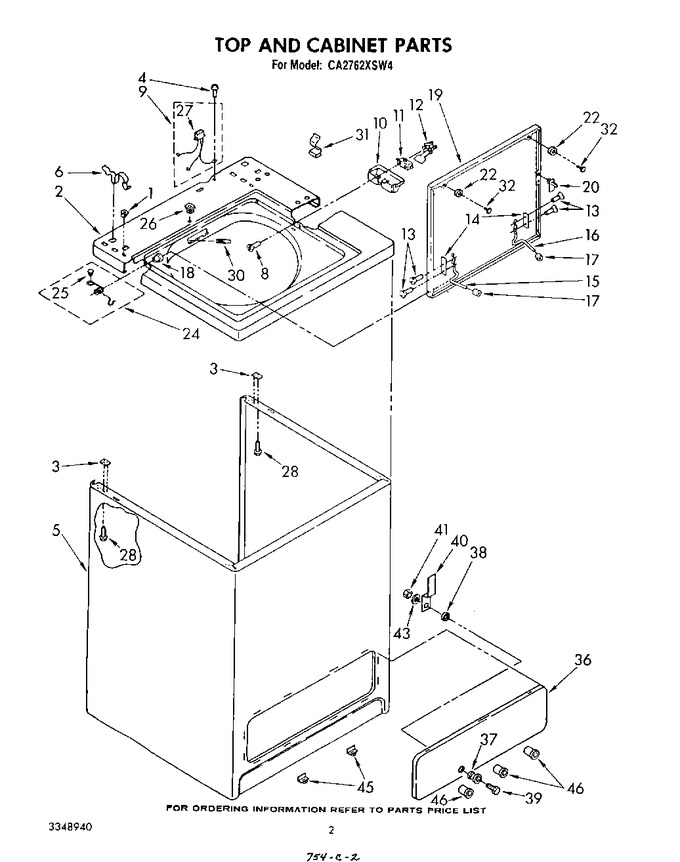 Diagram for CA2762XSW4
