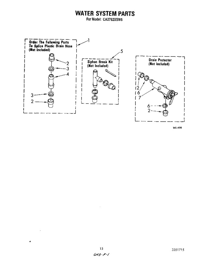 Diagram for CA2762XSW5