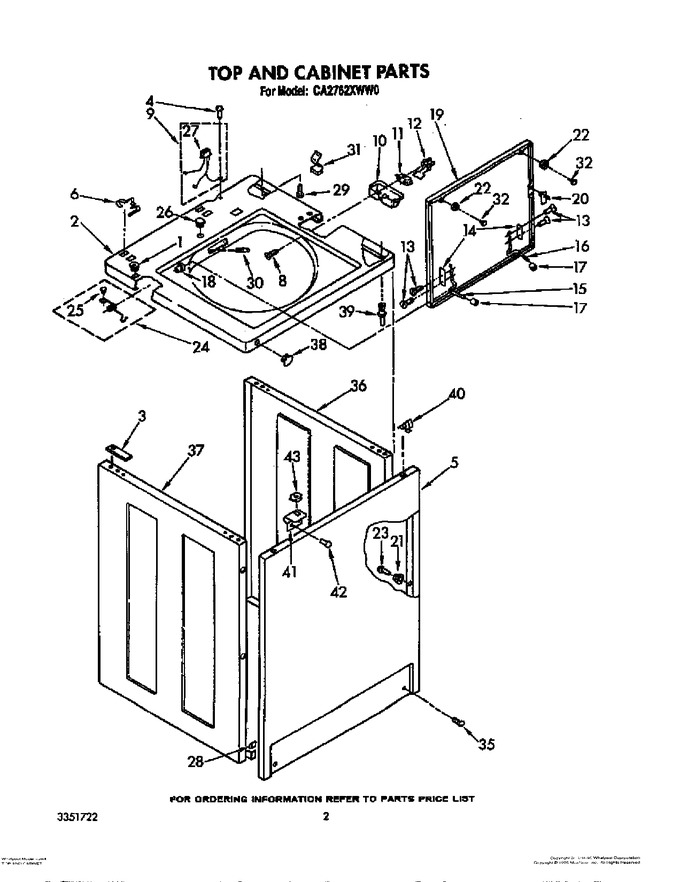 Diagram for CA2762XWW0