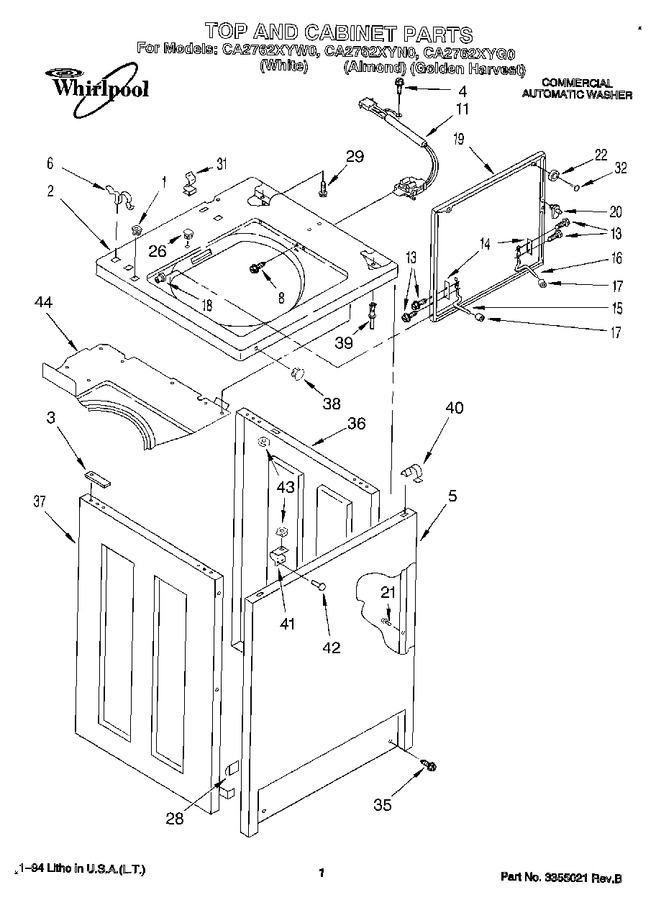 Diagram for CA2762XYG0