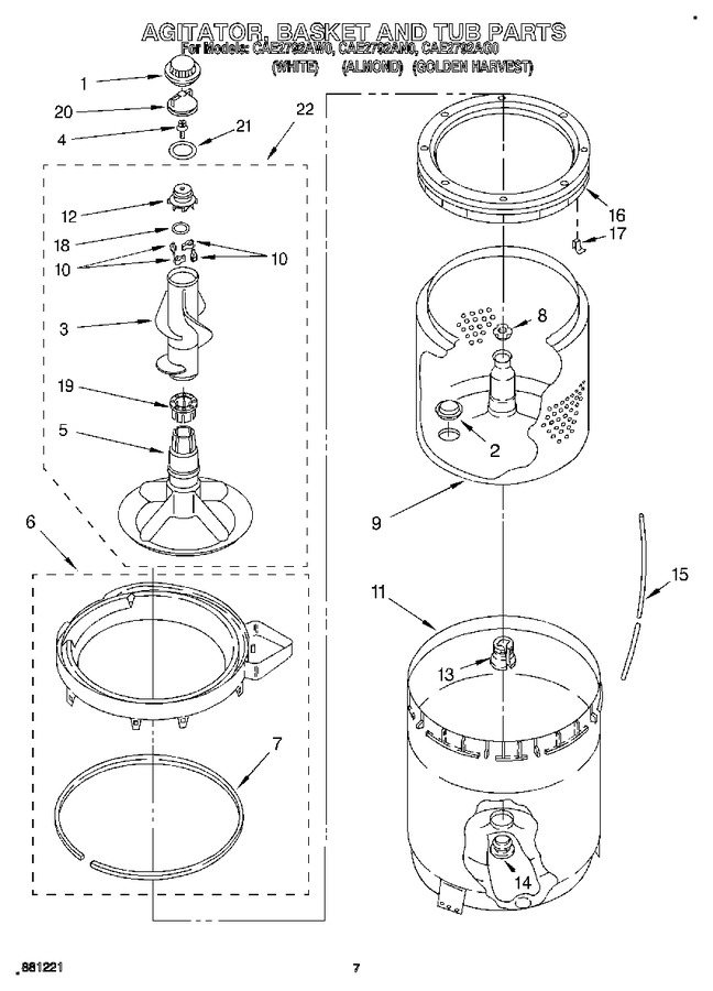 Diagram for CAE2792AG0