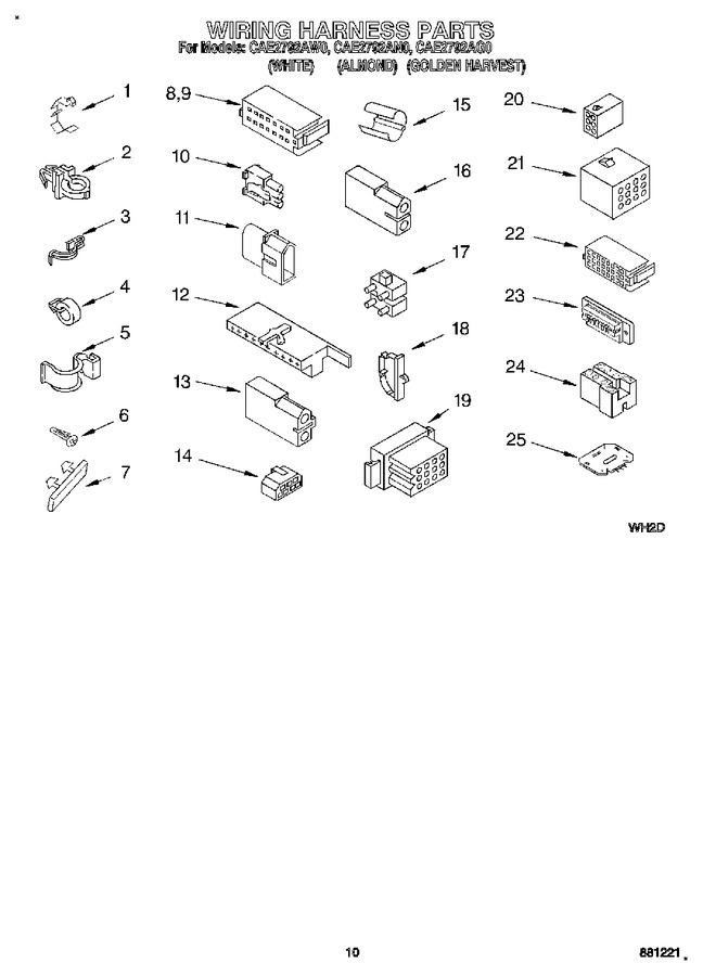 Diagram for CAE2792AW0
