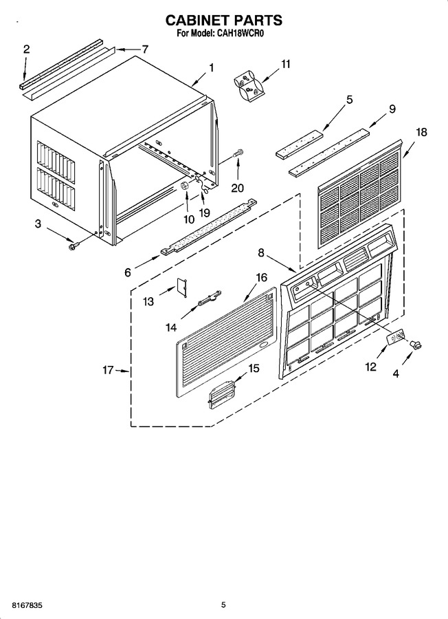 Diagram for CAH18WCR0