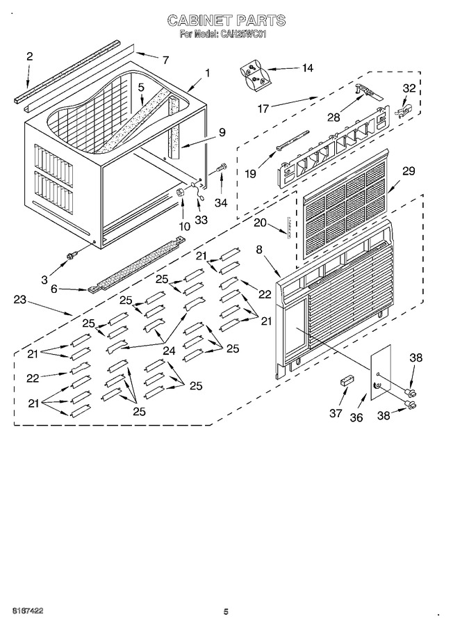 Diagram for CAH25WC01