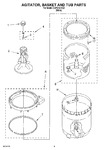 Diagram for 06 - Agitator, Basket And Tub