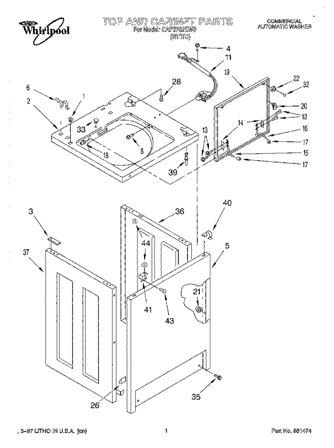 Diagram for CAP2762EW0