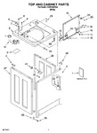 Diagram for 01 - Top And Cabinet Parts