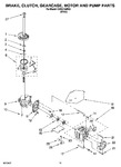 Diagram for 06 - Brake, Clutch, Gearcase, Motor And Pump Parts