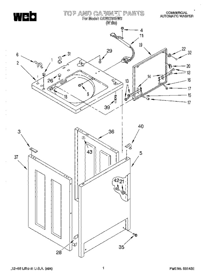 Diagram for CAW2792EW0