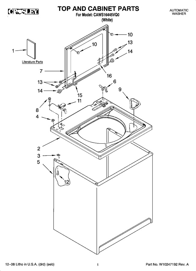 Diagram for CAWS16445VQ0