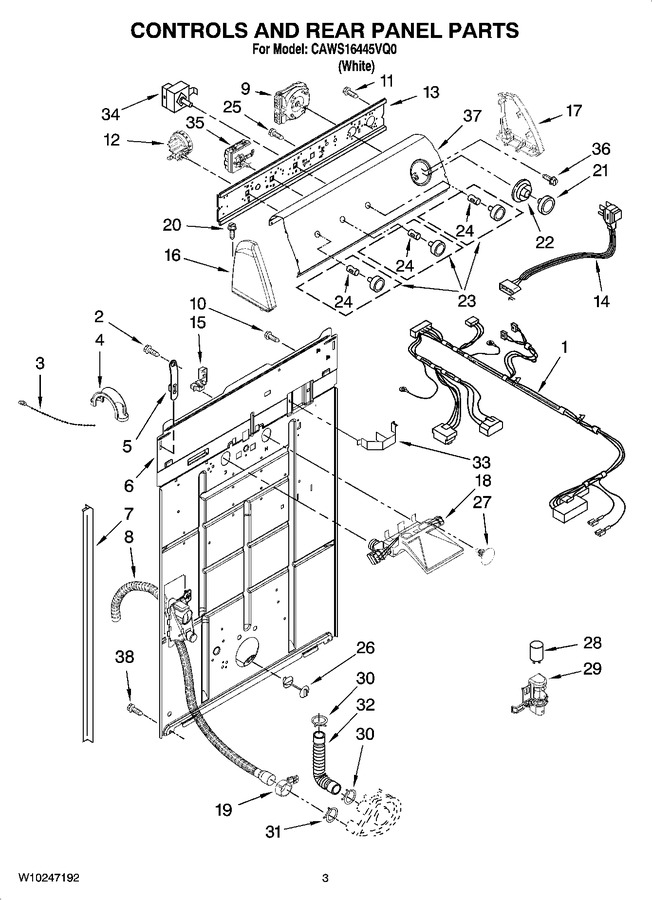 Diagram for CAWS16445VQ0