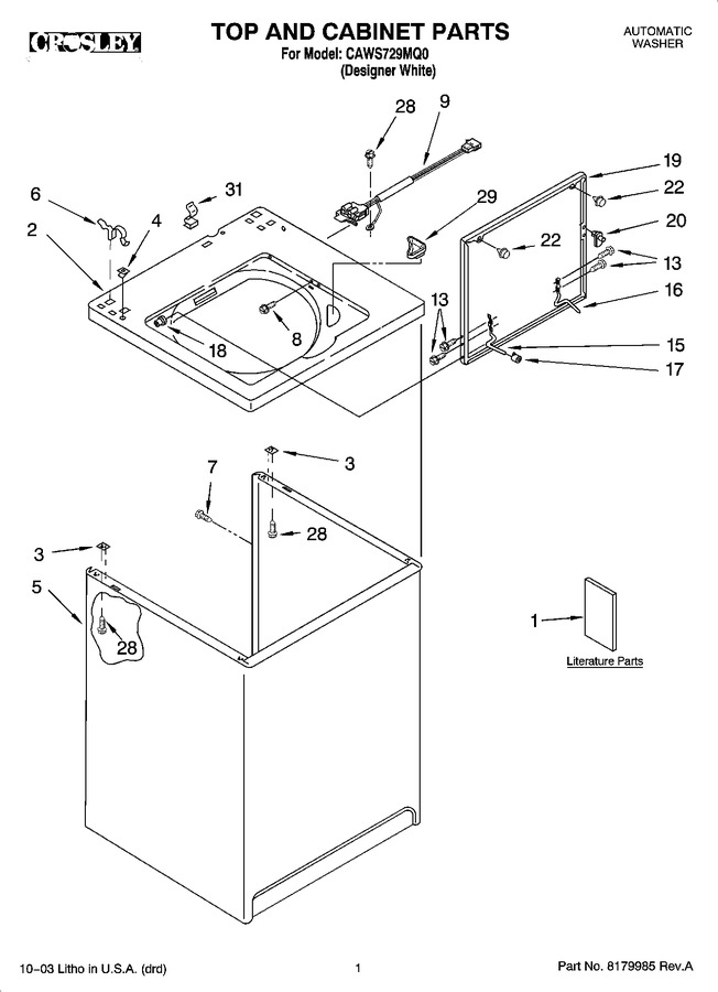 Diagram for CAWS729MQ0