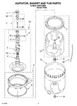 Diagram for 03 - Agitator, Basket And Tub Parts