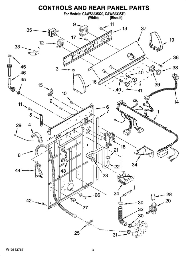 Diagram for CAWS833ST0