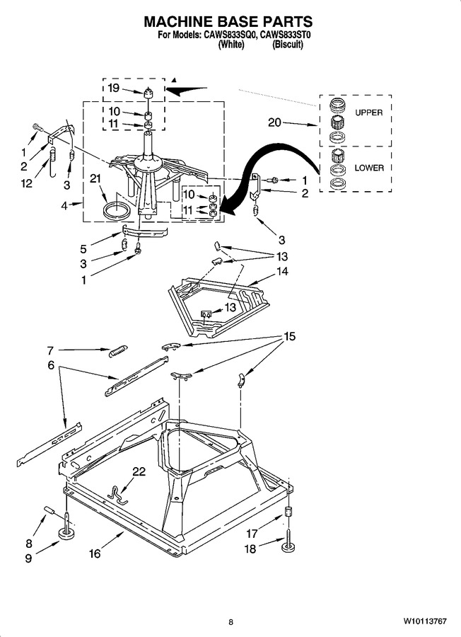 Diagram for CAWS833SQ0